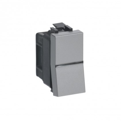 Кнопка ABB Zenit  1 мод. серебряная N2104.7 РL