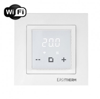 Терморегулятор Easytherm ЕТ40 с дисплеем температуры Wi-Fi 16А 3200Вт белый