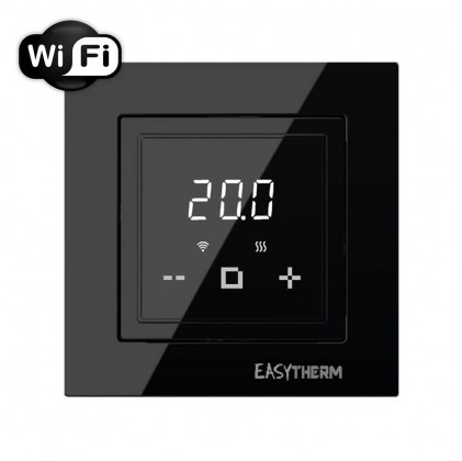 Терморегулятор Easytherm ЕТ45 с дисплеем температуры Wi-Fi 16А 3200Вт черный