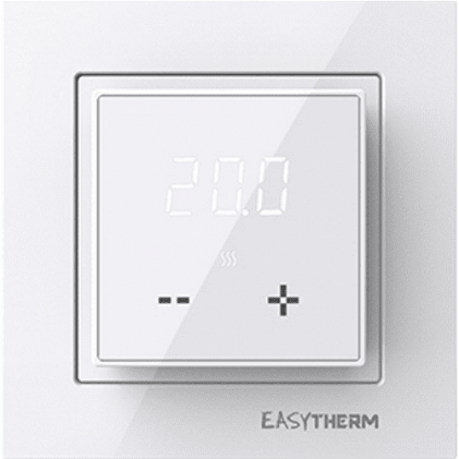 Терморегулятор Easytherm ЕТ30 з дисплеєм температури 16А 3200Вт білий