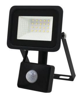 Прожектор LED ELMAR LFLT.68 30Вт 6400К 2850Lm IP65 чорний з датчиком руху