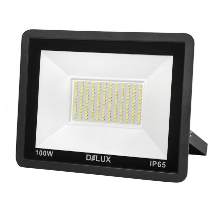 Прожектор DELUX FMI 11 LED 100 Вт 220В 6500К IP65 черный светодиодный