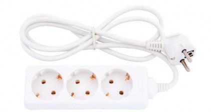 Удлинитель DELUX G3J 1.5м с заземлением