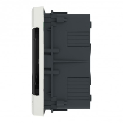 Щит пластиковий SCHNEIDER Easy9 EU вбудований 1 ряд 8 модулів димчаті двері