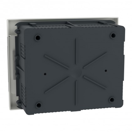 Щит пластиковий SCHNEIDER Easy9 EU вбудований 1 ряд 8 модулів димчаті двері