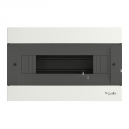 Щит пластиковий SCHNEIDER Easy9 EU навісний 1 ряд 12 модулів димчаті двері