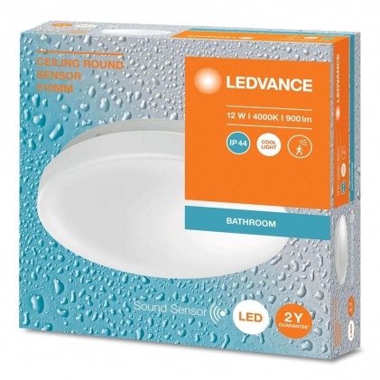 Світильник OSRAM LEDVANCE Ceiling Round 210мм 12W 4000К IP44 світлодіодний з датчиком присутності