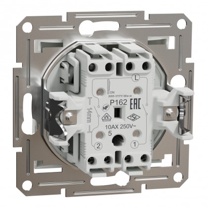 Вимикач SCHNEIDER ASFORA EPH0370123 2кл. без рамки кремовий