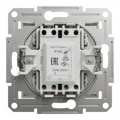 Выключатель SCHNEIDER ASFORA EPH1570121 переключатель 1кл. без рамки с подсветкой белый