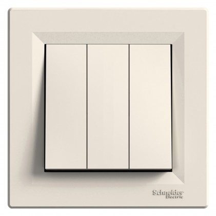 Выключатель SCHNEIDER ASFORA EPH2100123 3 кл. кремовый