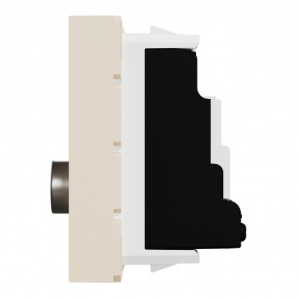 Розетка TV індивідуальна SCHNEIDER Unica NEW штирьовий роз'єм 2 мод. бежева