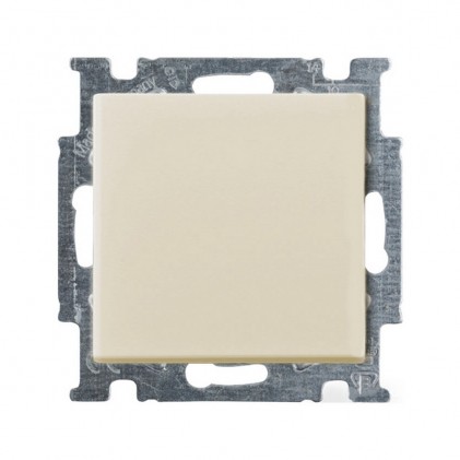 Выключатель ABB Вasic55 проходной (сх.6) слоновая кость
