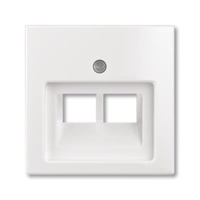 Центральна плата 2-на комп'ютерна наклонна ABB Вasic55 біла