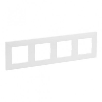 Рамка 4-м LEGRAND Niloé Step белая