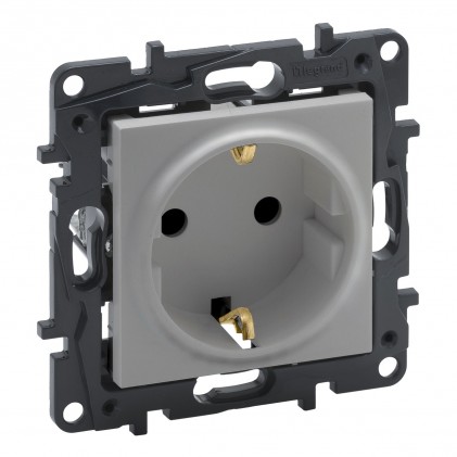 Розетка с з/к LEGRAND Niloé Step 16А алюминий