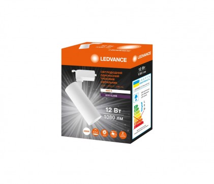 Світильник трековий Ledvance ECO TRACKSP 1PH 12W 840 білий