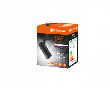 Світильник трековий Ledvance ECO TRACKSP 1PH 30W 840 чорний