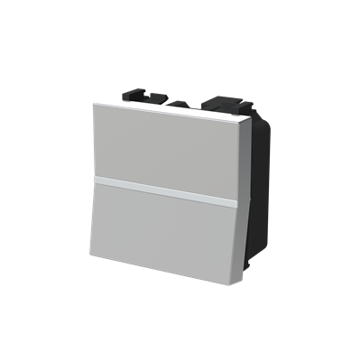 Кнопка ABB Zenit  2 мод. серебряная N2204.7 РL