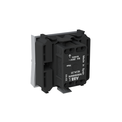 Кнопка ABB Zenit  2 мод. серебряная N2204.7 РL