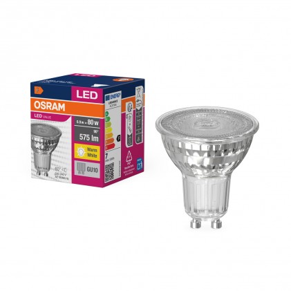 Led лампа OSRAM VALUE PAR16 80 60° 6.9W/830 GU10 230V светодиодная