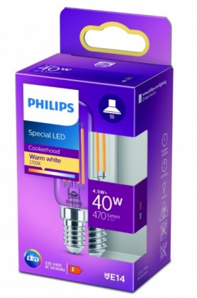 Led лампа PHILIPS 4.5W T25L E14 2700K CL ND FIL RFSRT4 світлодіодна