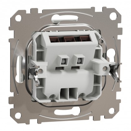 Розетка для виводу кабеля SCHNEIDER Sedna Design біла