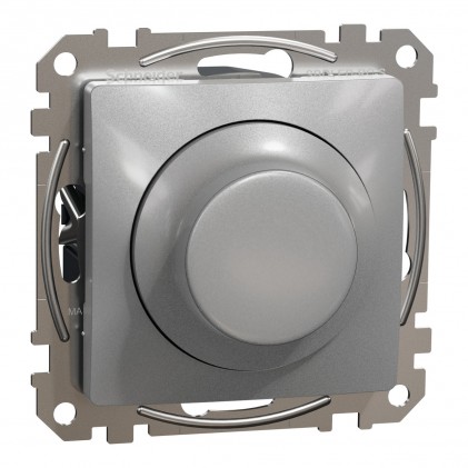 Світлорегулювач LED SCHNEIDER Sedna Design поворотно-нажимний RC 3-370Вт алюміній