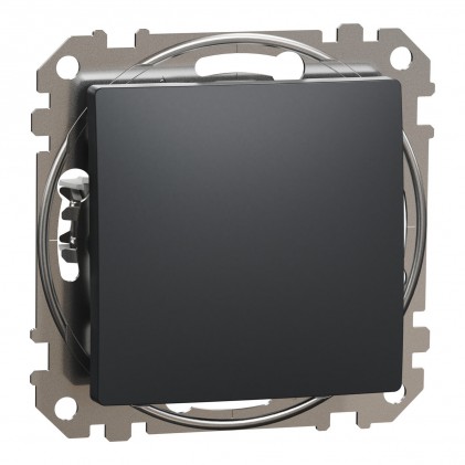 Выключатель SCHNEIDER Sedna Design 1кл. (сх.1) черный