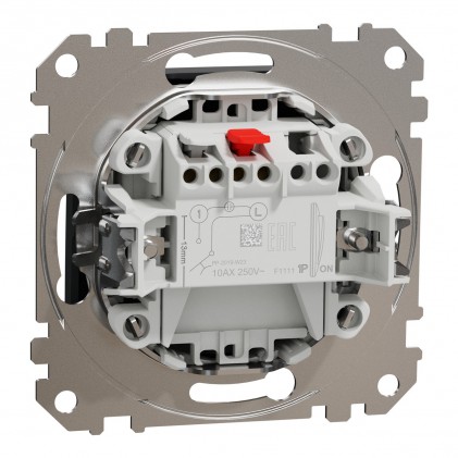 Выключатель кнопка SCHNEIDER Sedna Design 1кл. черный