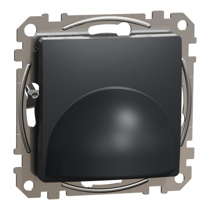 Розетка для виводу кабеля SCHNEIDER Sedna Design чорна