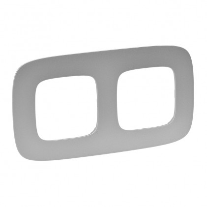 Рамка LEGRAND Valena Allure 2м алюминий