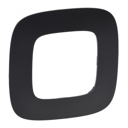 Рамка LEGRAND Valena Allure 1м черная матовая