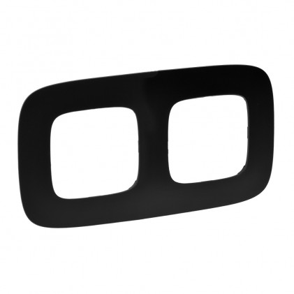 Рамка LEGRAND Valena Allure 2м черная матовая