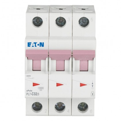 Автоматичний вимикач 3п 32A PL7-C32/3 10kA EATON