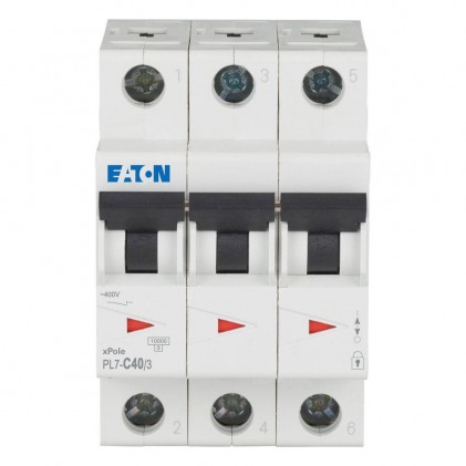Автоматичний вимикач 3п 40A PL7-C40/3 10kA EATON