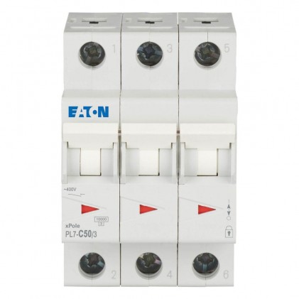 Автоматичний вимикач 3п 50A PL7-C50/3 10kA EATON