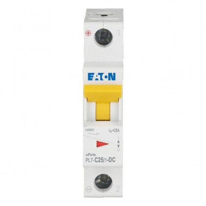Автоматичний вимикач 1п 25A PL7-C25/1-DC 10kA EATON