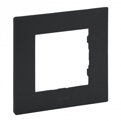 Рамка 1-м LEGRAND Niloé Step антрацит