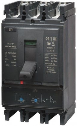 Автоматичний вимикач NBS-TMD 400/3L 315A (36кА, (0.7-1)In/(5-10)In) 3P ETI