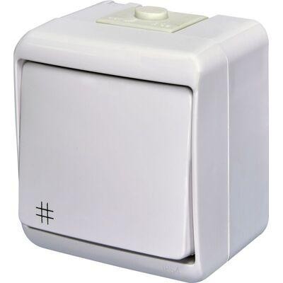 Вимикач "перехресний" VHE-6 (білий, IP54) ETI