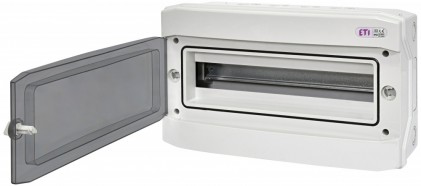 Пластиковий щит ECH 18PT (18 модулів, зовнішнє встановлення IP65) ETI