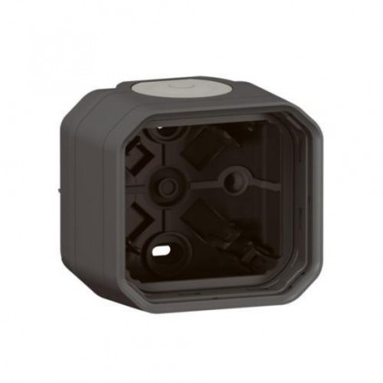 Коробка накладная LEGRAND Plexo New 1-постовая IP55 антрацит