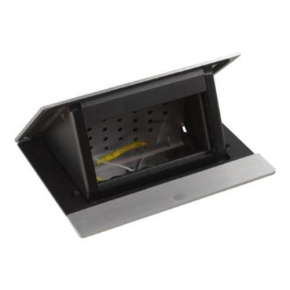 Выдвижной люк LEGRAND INCARA POP-UP с монтажным комплектом 4 модуля IP20 цвет нерж.сталь