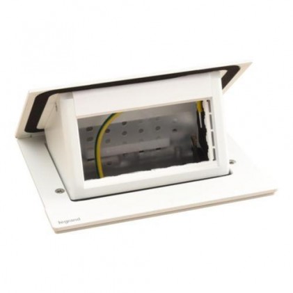 Выдвижной люк LEGRAND INCARA POP-UP с монтажным комплектом 4 модуля IP20 цвет белый