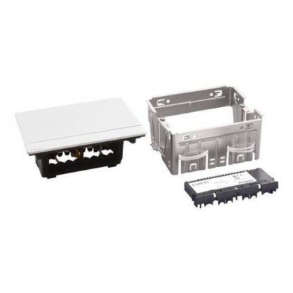 Выдвижной люк LEGRAND INCARA POP-UP с монтажным комплектом 4 модуля IP20 цвет черый