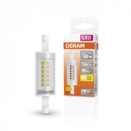 Лампа OSRAM LED Slim Line 78 60 300° 7W 827 R7s
