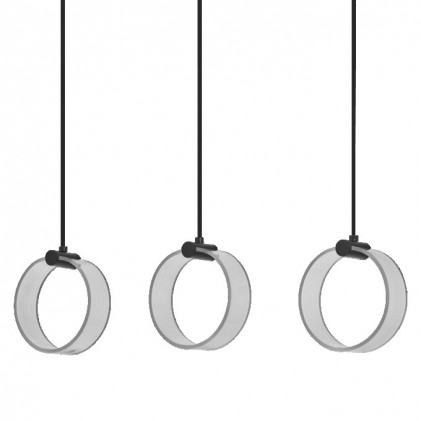 Светильник LEDVANCE Decor Circle 3XPendant LN 20W Click CCT Black светодиодный