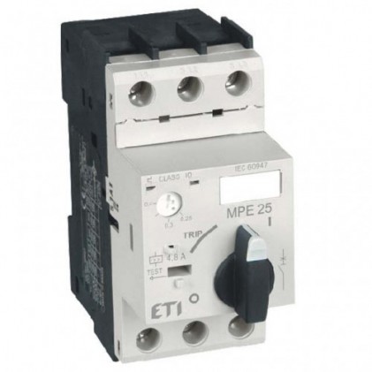 Автоматичний вимикач захисту двигуна MPE25-6,3 ETI
