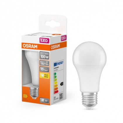 Лампа OSRAM CL A 13W/827 FR E27 230V світлодіодна