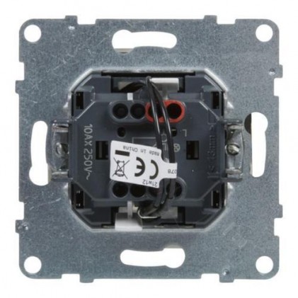 Выключатель LEGRAND Suno 1-кл. с подсветкой 10АХ/250В автоклеммы белый